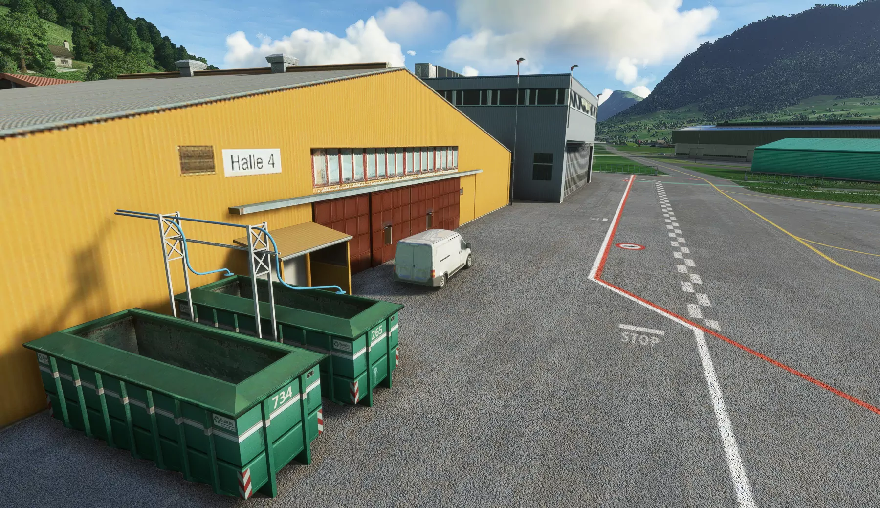 Аэропорт LSZC ( Буокс, Швейцария )