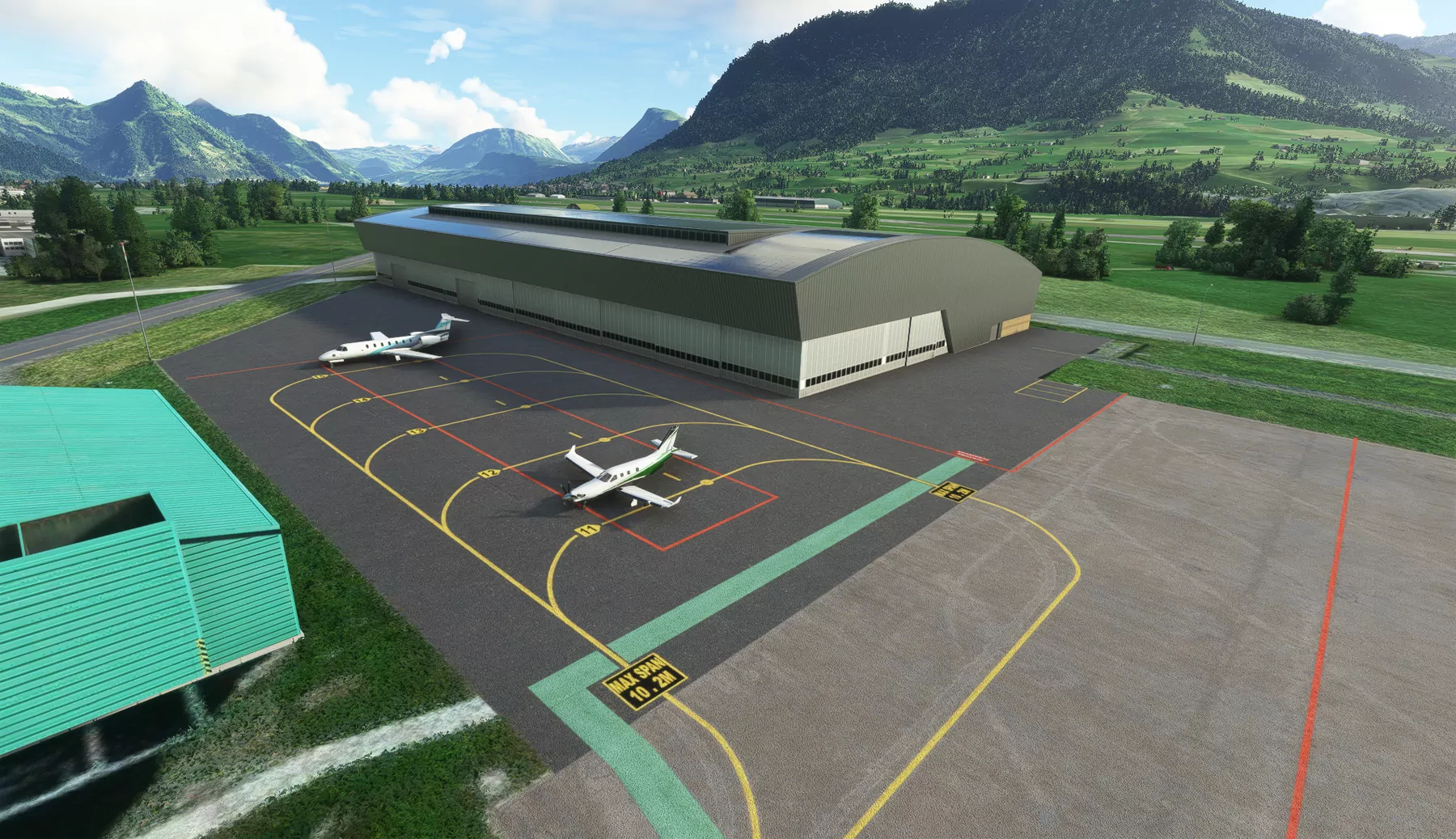 Аэропорт LSZC ( Буокс, Швейцария )