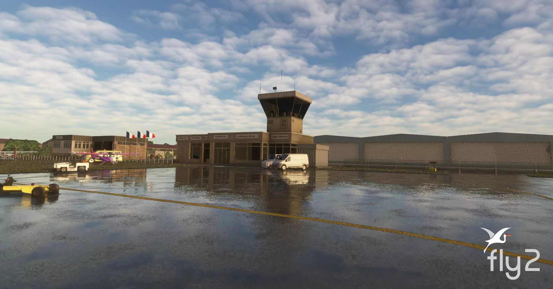 Аэродром LFQA ( Пруне, Франция )