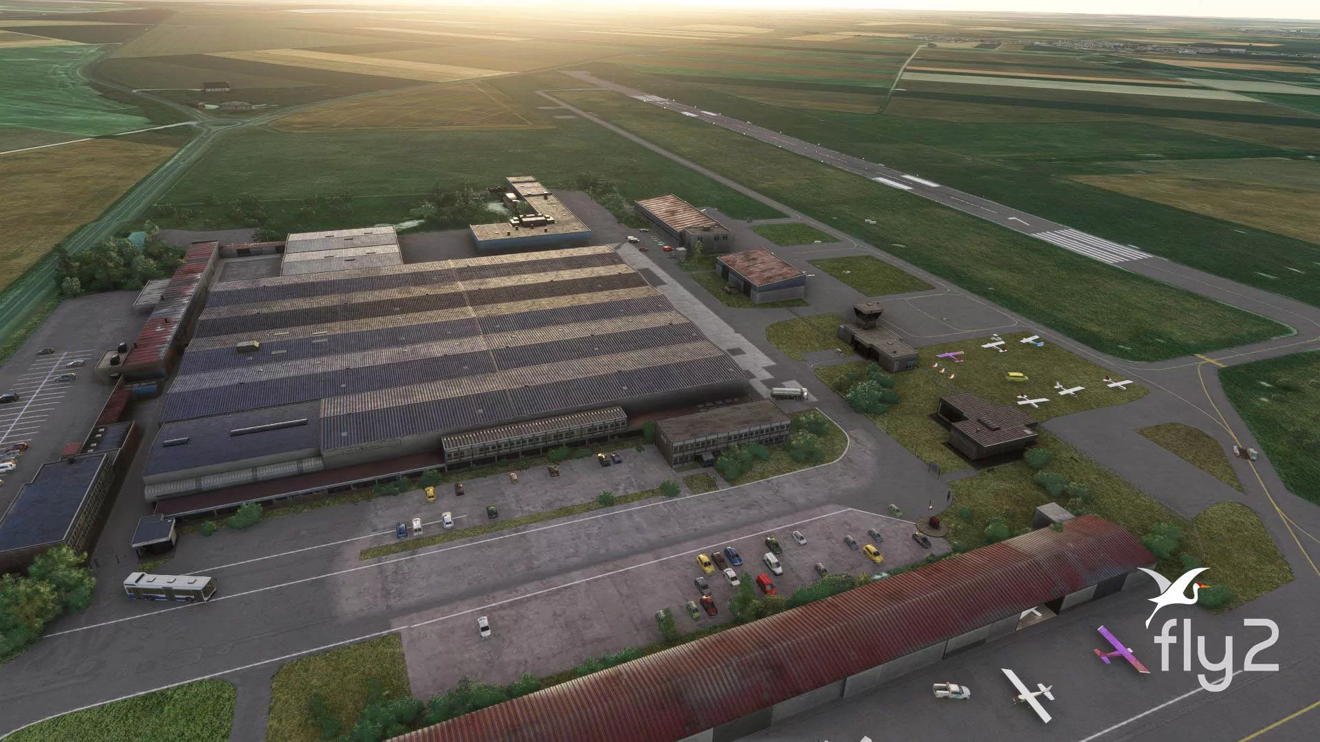 Аэродром LFQA ( Пруне, Франция )