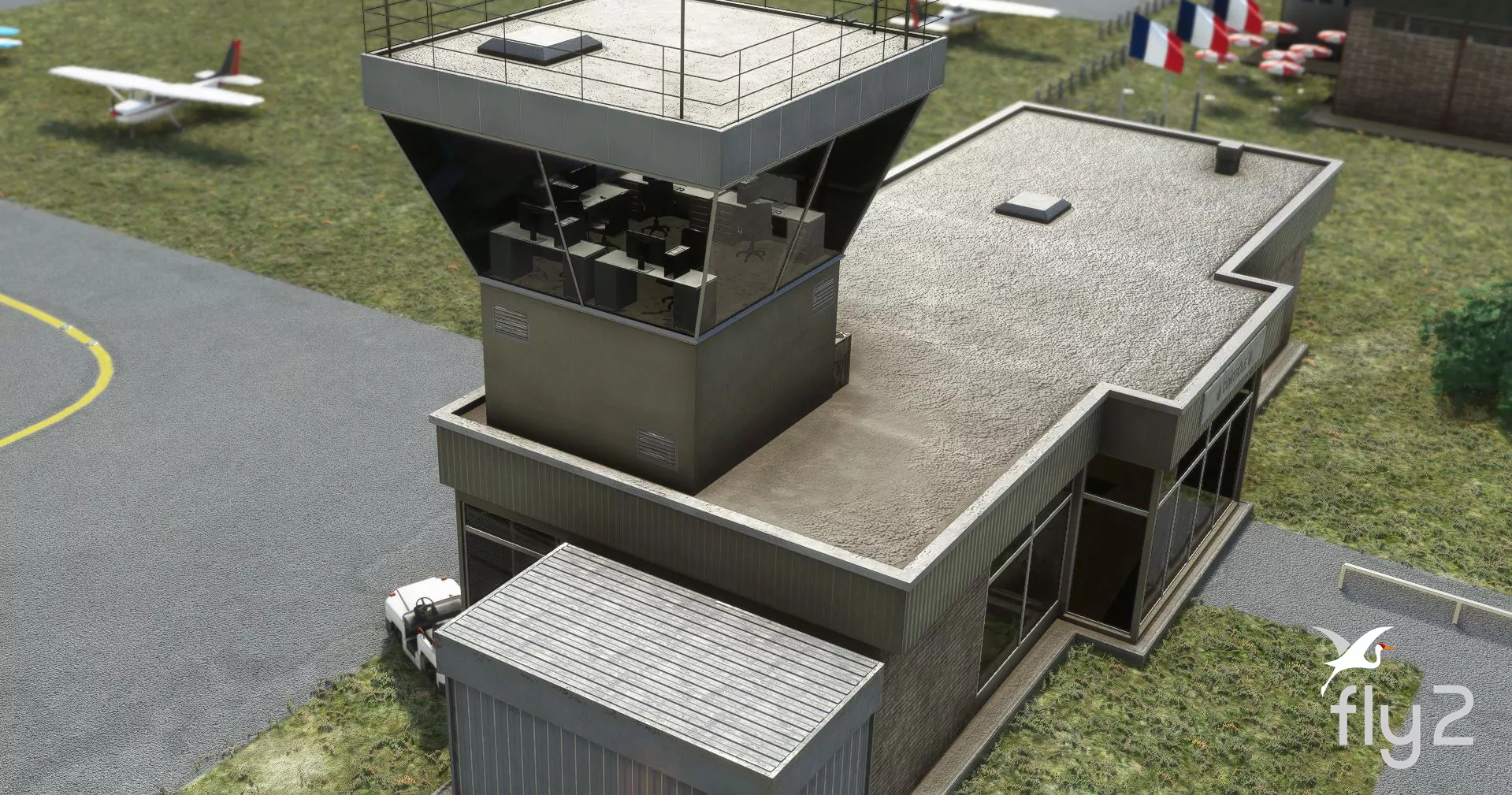 Аэродром LFQA ( Пруне, Франция )