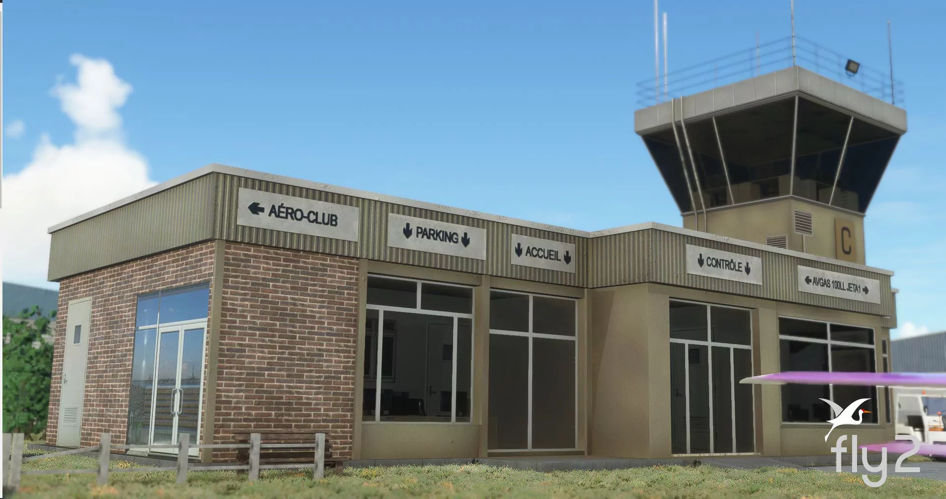 Аэродром LFQA ( Пруне, Франция )