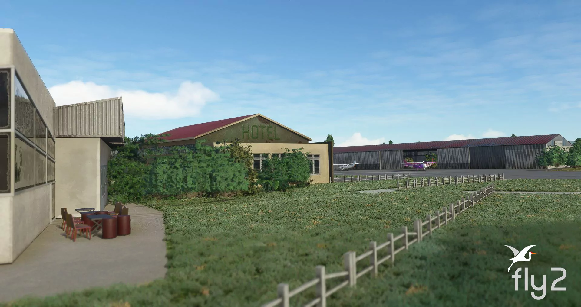 Аэродром LFQA ( Пруне, Франция )