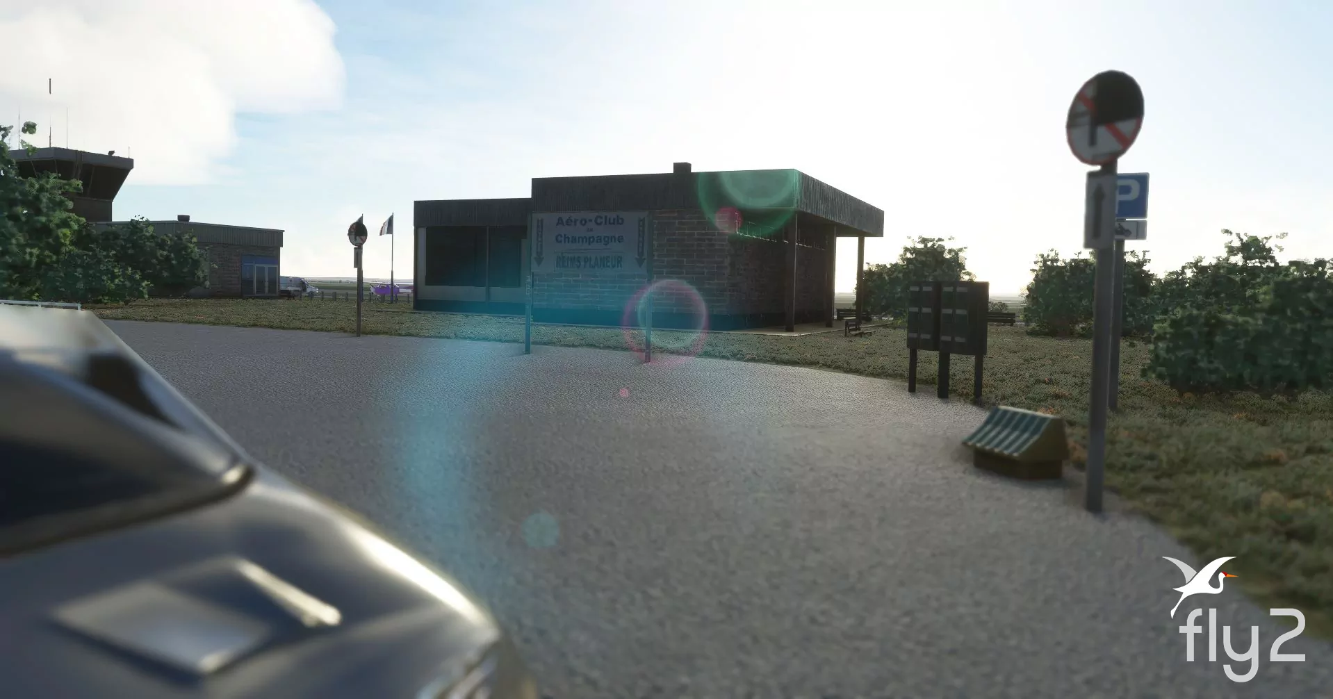 Аэродром LFQA ( Пруне, Франция )