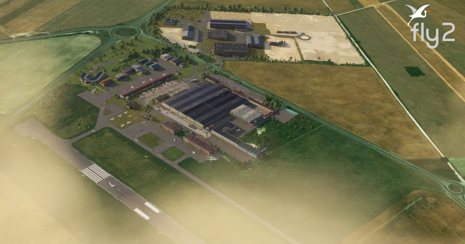 Аэродром LFQA ( Пруне, Франция )