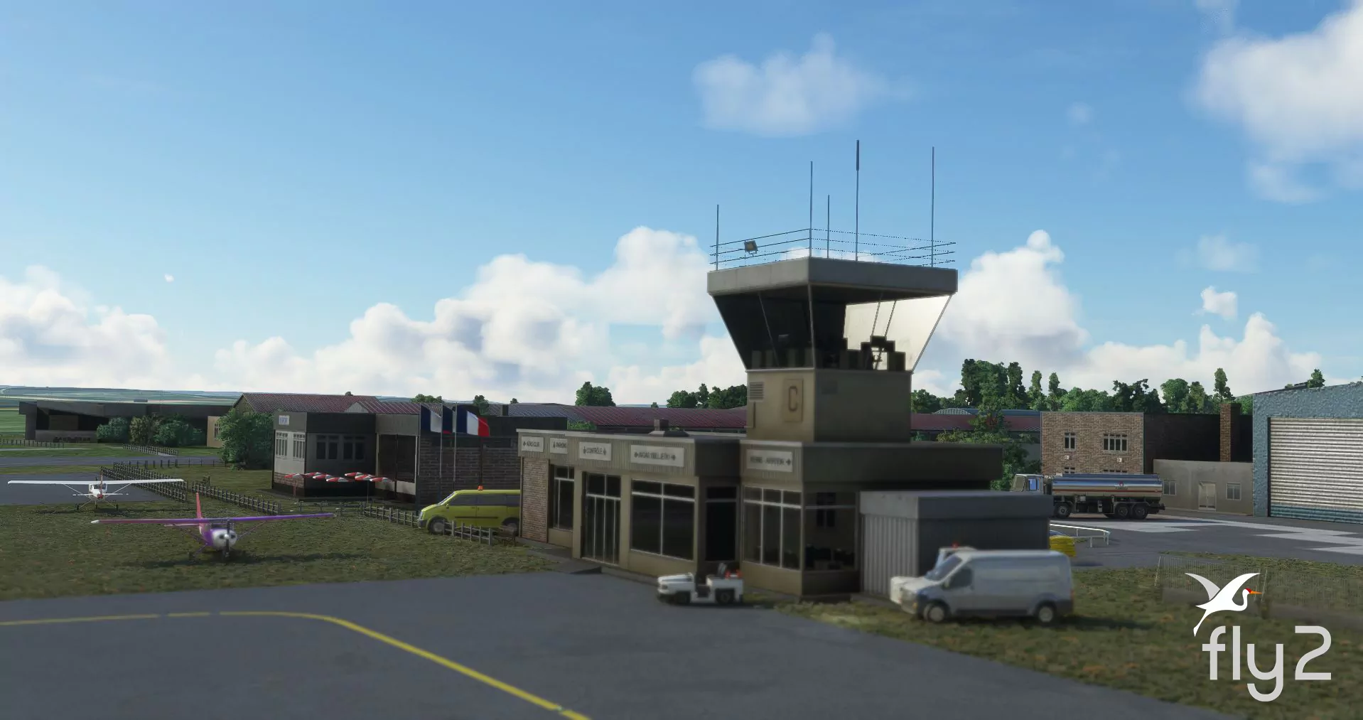 Аэродром LFQA ( Пруне, Франция )