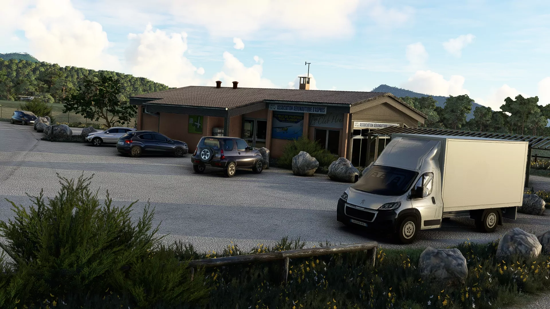 Аэродром LFNJ ( Аспре-сюр-Бюэш, Франция )