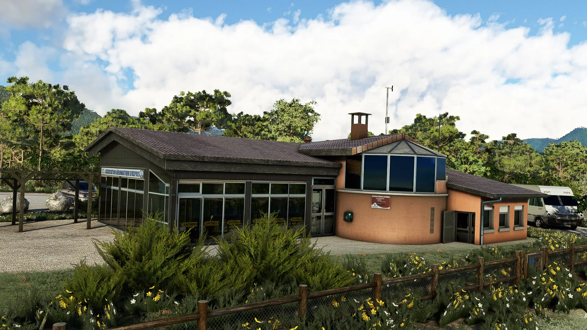 Аэродром LFNJ ( Аспре-сюр-Бюэш, Франция )