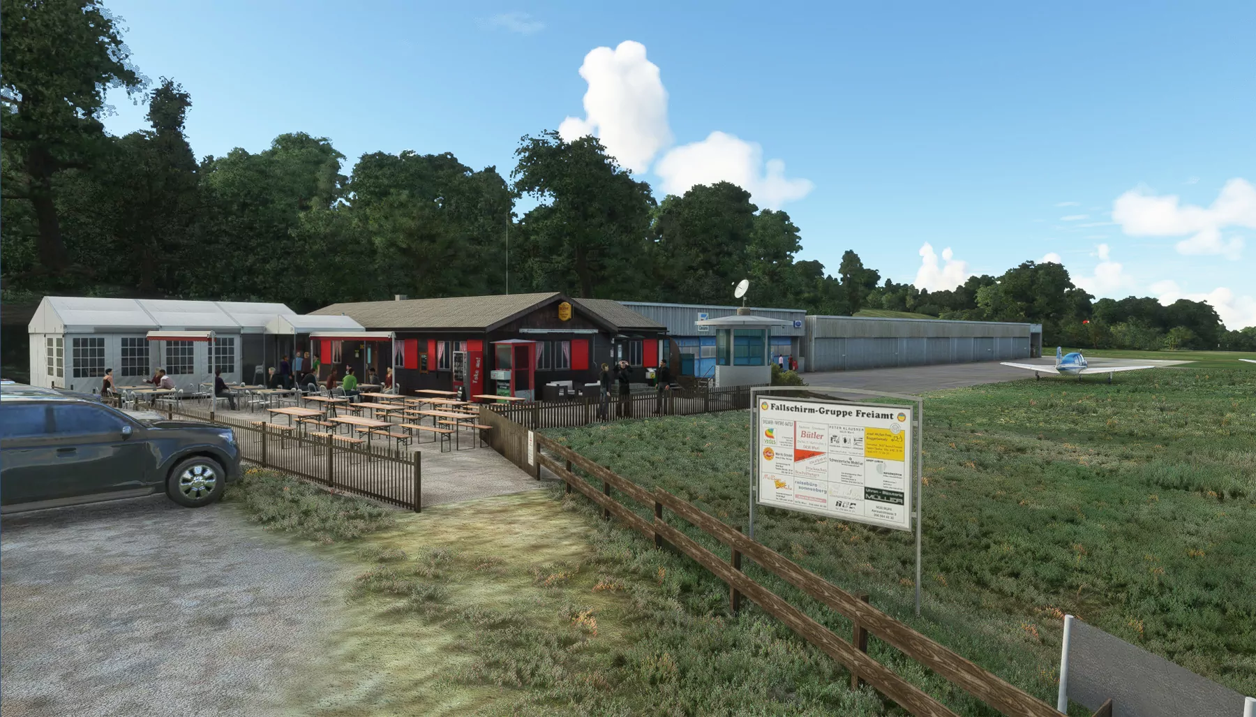 Аэропорт LSZU ( Буттвиль, Швейцария )