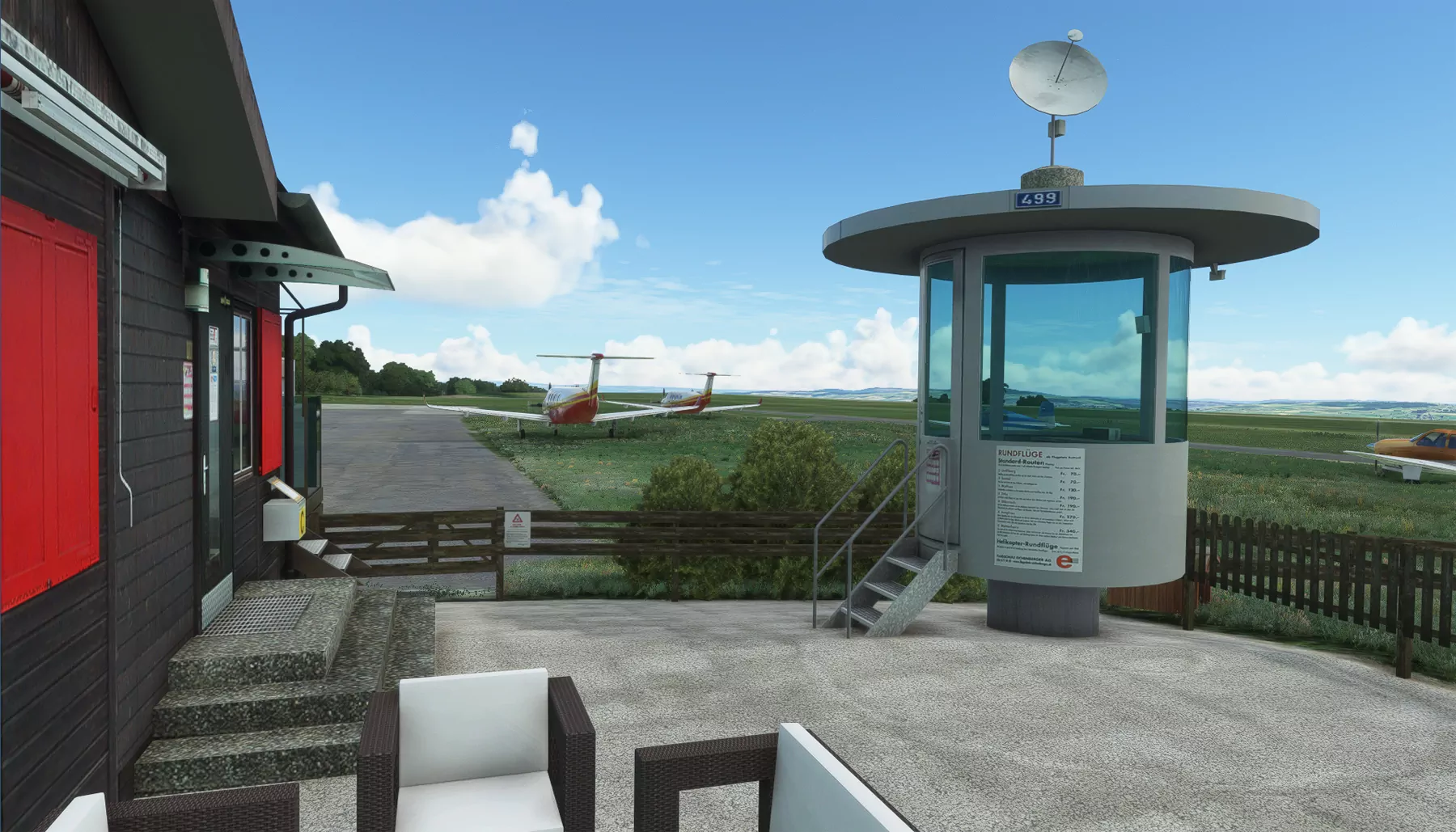 Аэропорт LSZU ( Буттвиль, Швейцария )