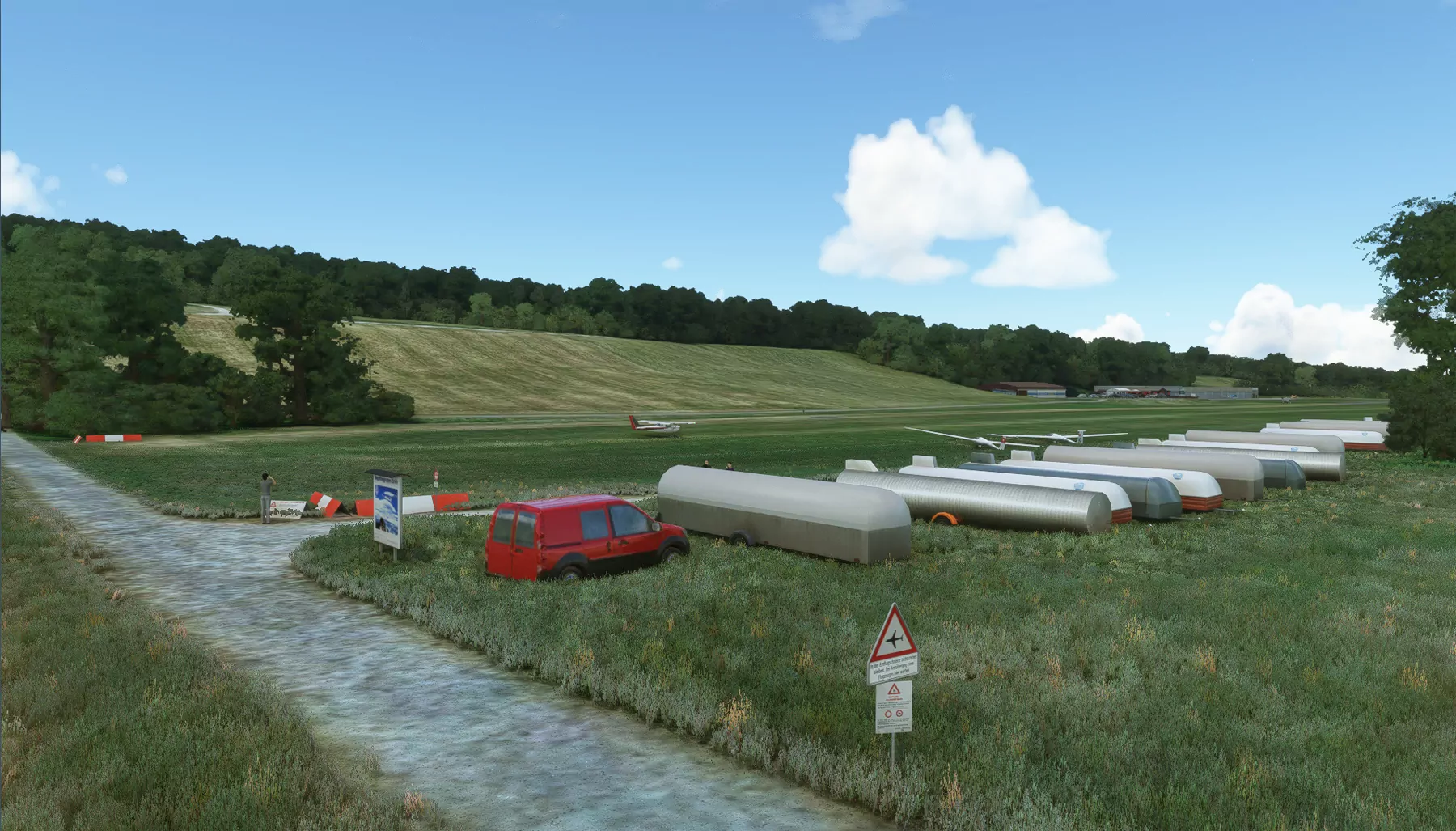 Аэропорт LSZU ( Буттвиль, Швейцария )