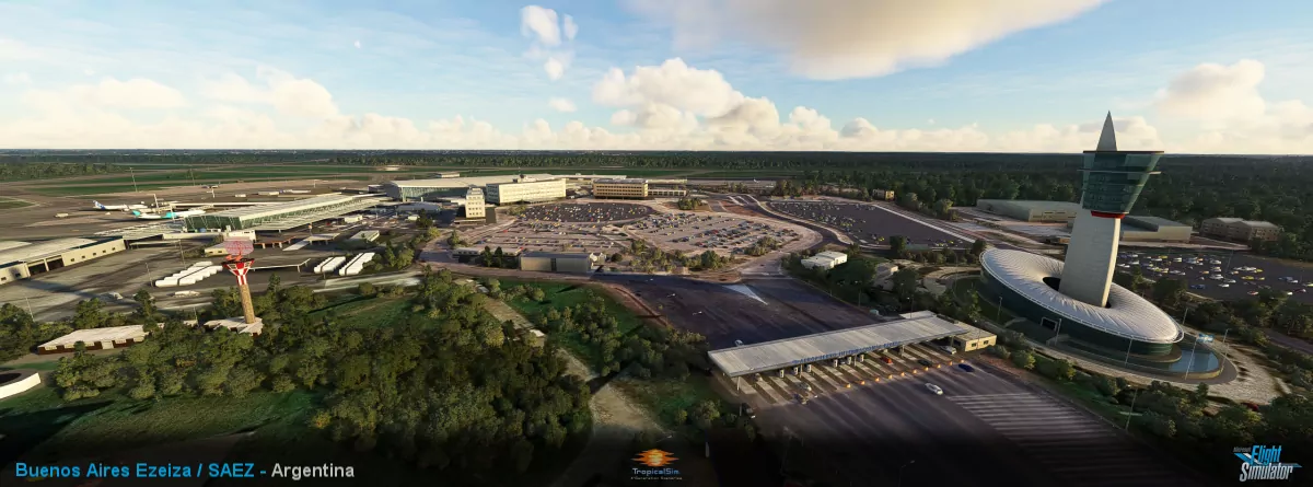 Аэропорт SAEZ ( Эсейса, Аргентина )
