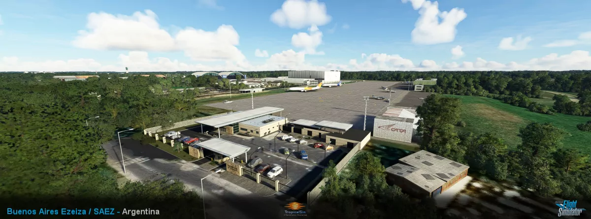 Аэропорт SAEZ ( Эсейса, Аргентина )