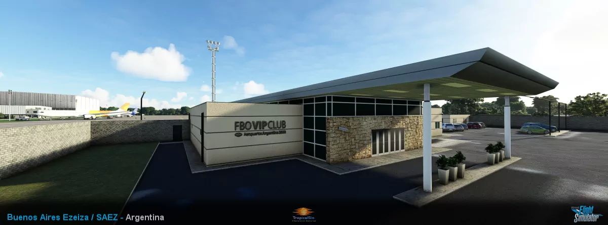 Аэропорт SAEZ ( Эсейса, Аргентина )