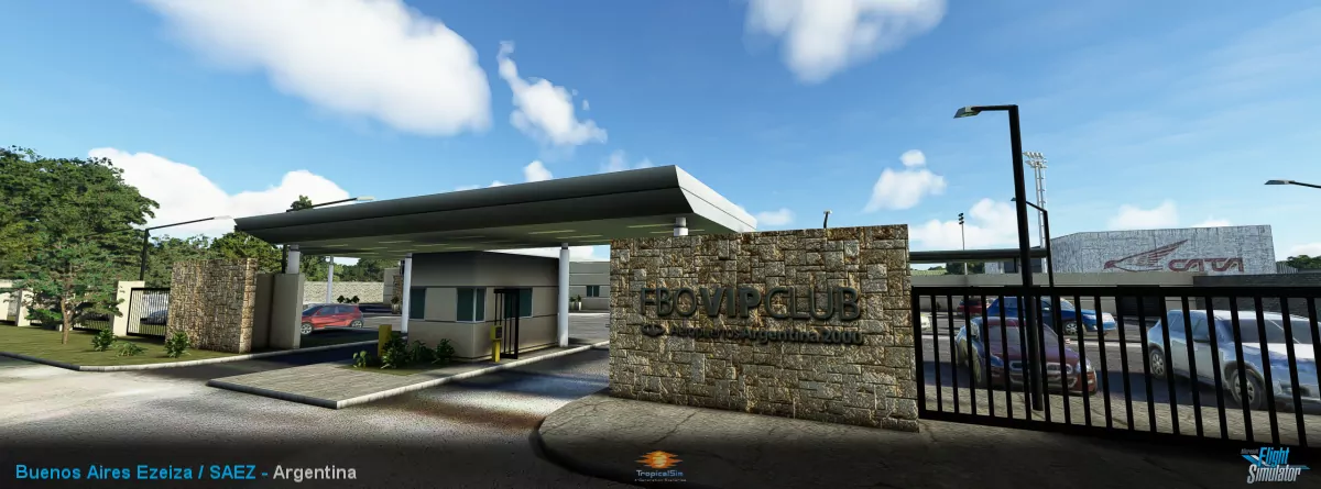 Аэропорт SAEZ ( Эсейса, Аргентина )