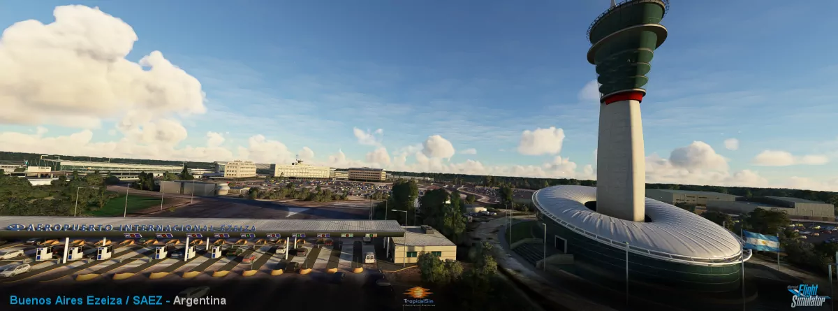 Аэропорт SAEZ ( Эсейса, Аргентина )