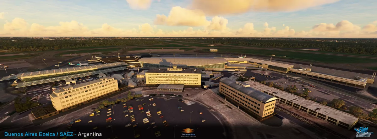 Аэропорт SAEZ ( Эсейса, Аргентина )