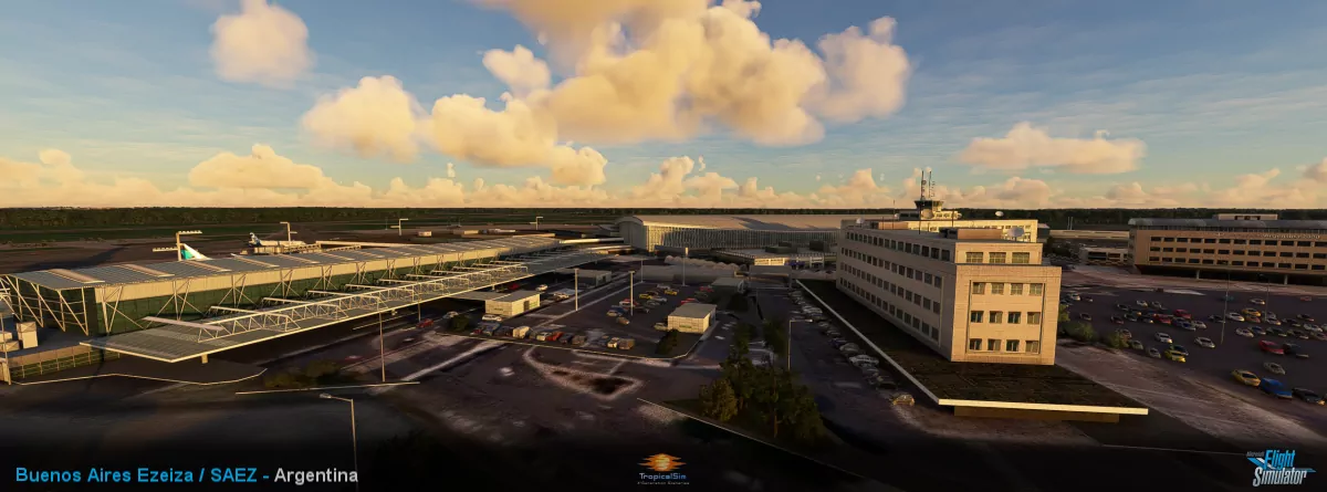 Аэропорт SAEZ ( Эсейса, Аргентина )