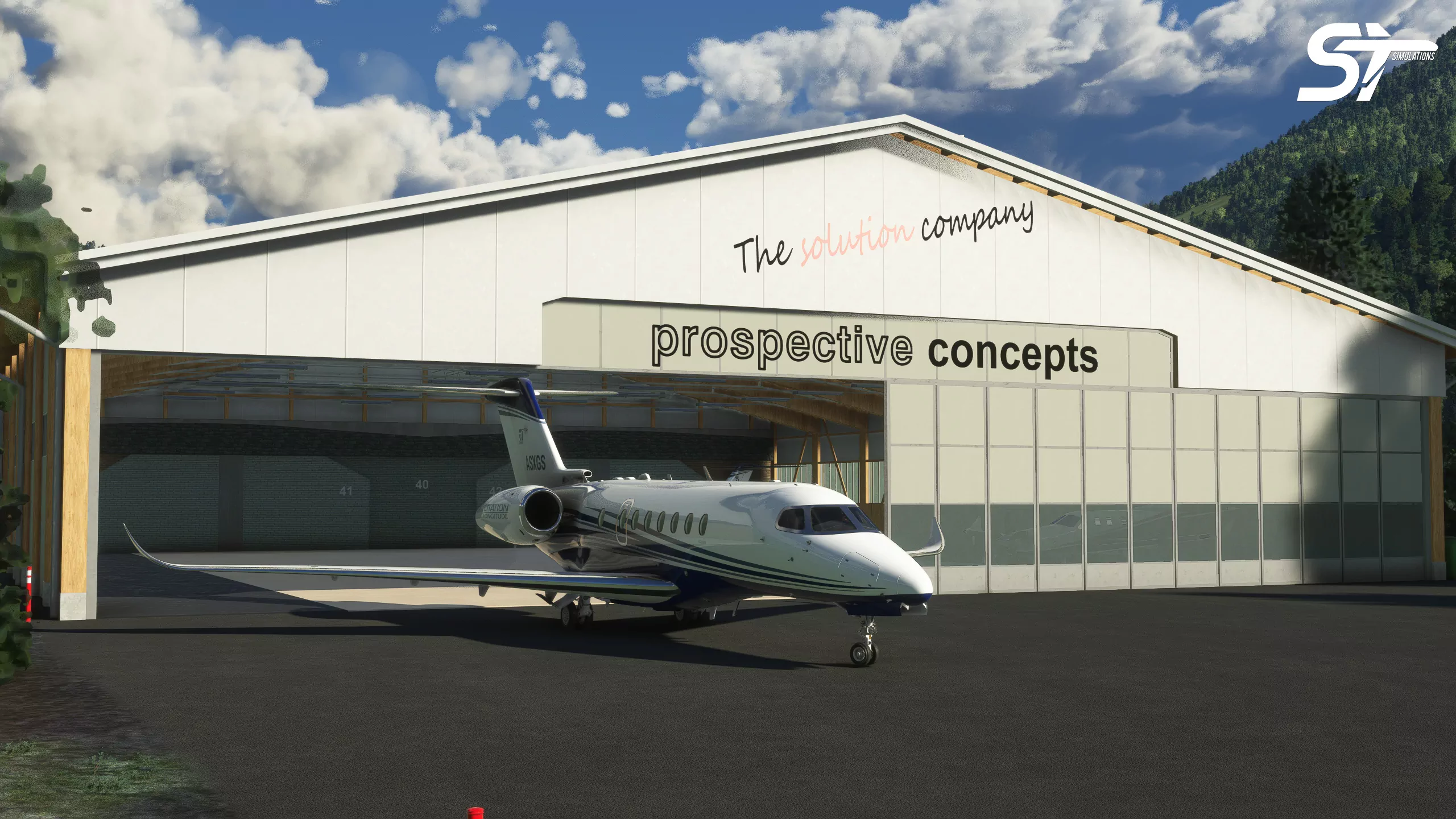 Аэродром LSTS ( Санкт-Штрефн, Швейцария )