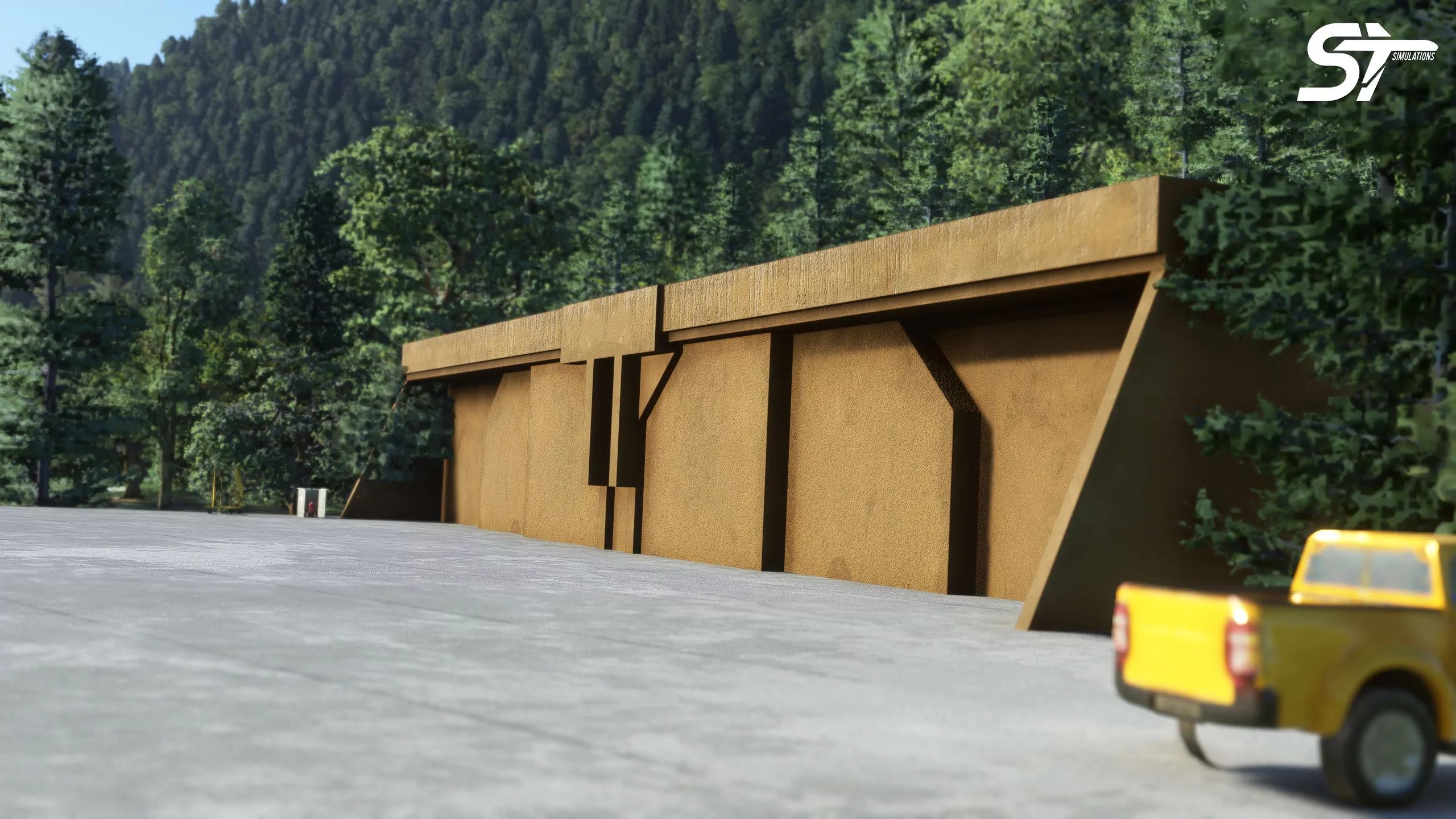 Аэродром LSTS ( Санкт-Штрефн, Швейцария )