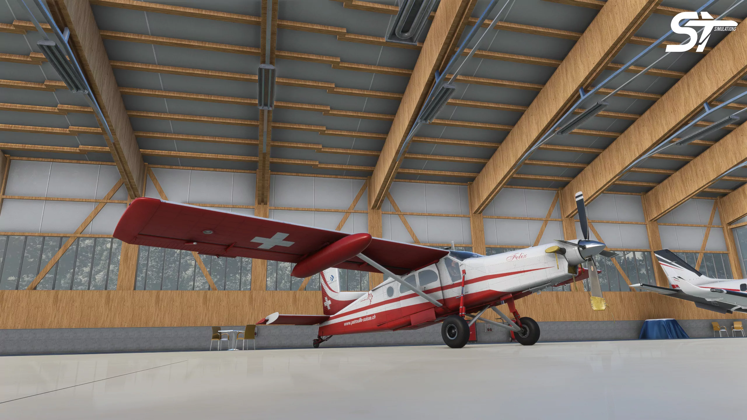 Аэродром LSTS ( Санкт-Штрефн, Швейцария )