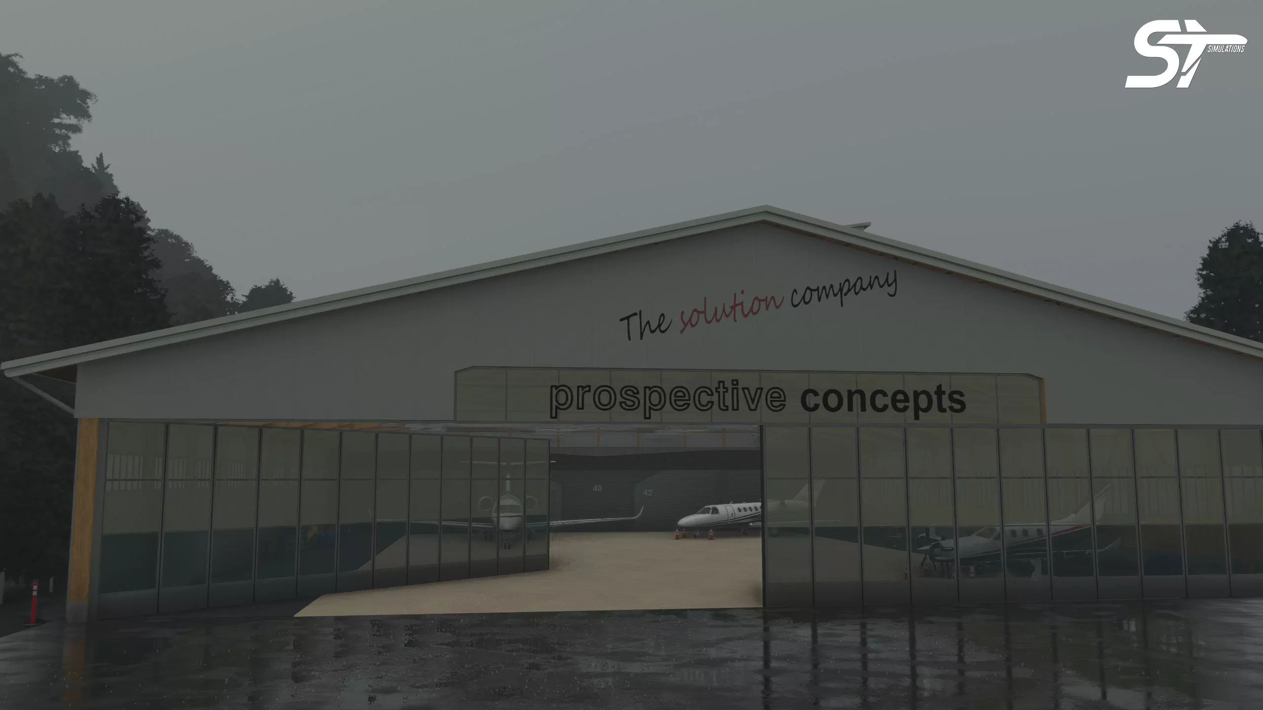 Аэродром LSTS ( Санкт-Штрефн, Швейцария )