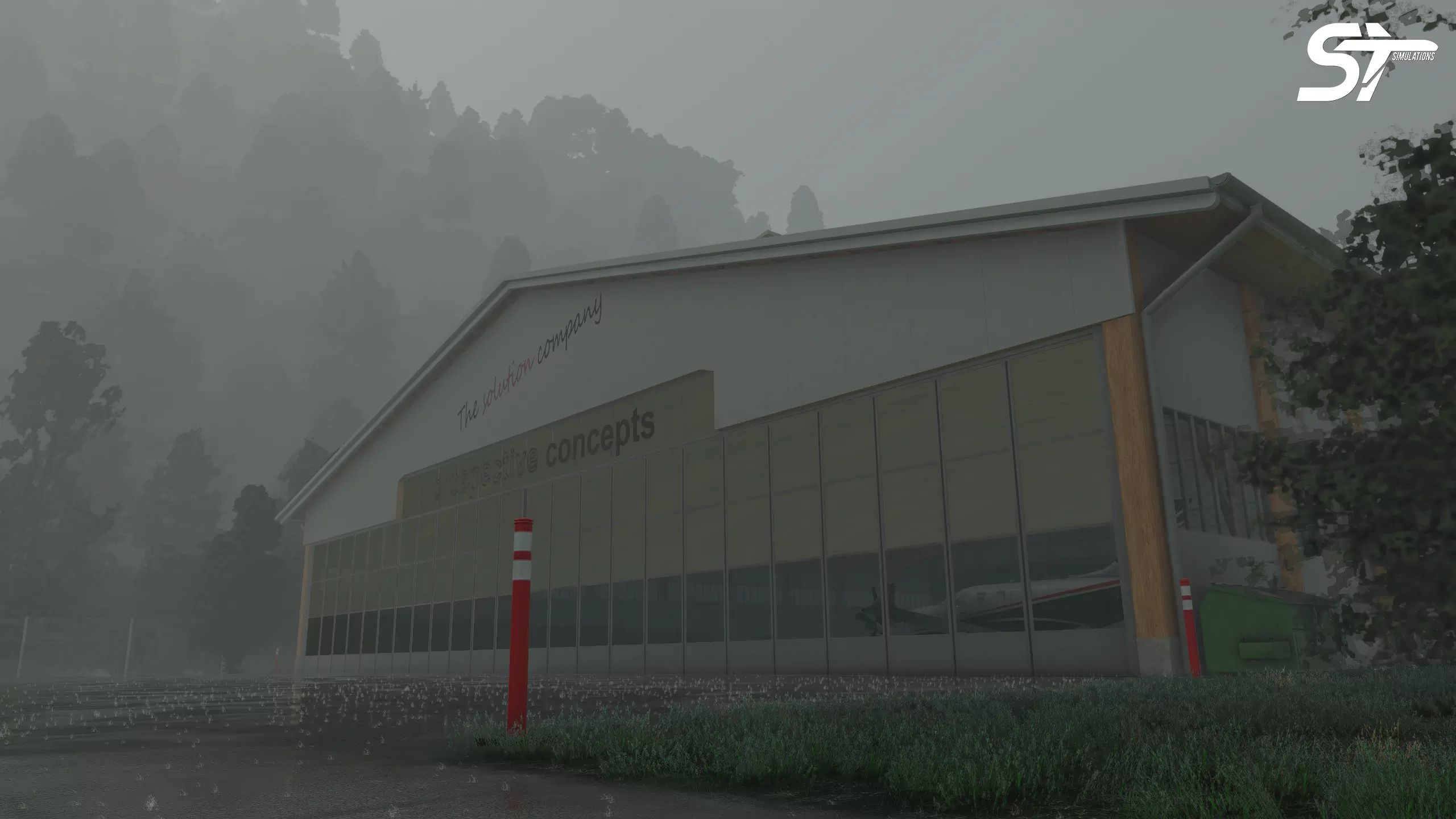 Аэродром LSTS ( Санкт-Штрефн, Швейцария )