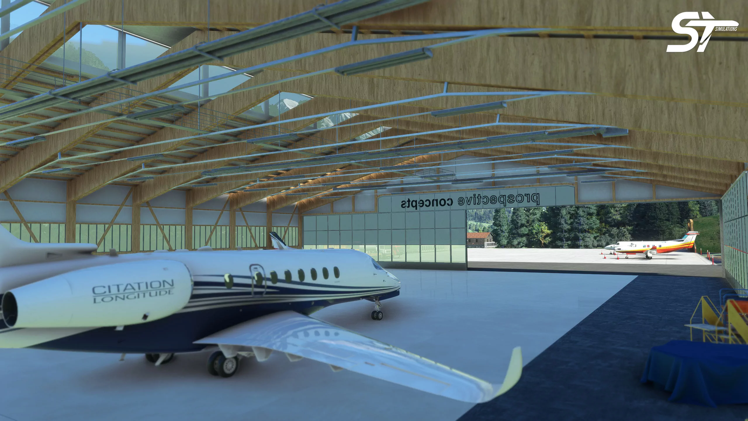 Аэродром LSTS ( Санкт-Штрефн, Швейцария )