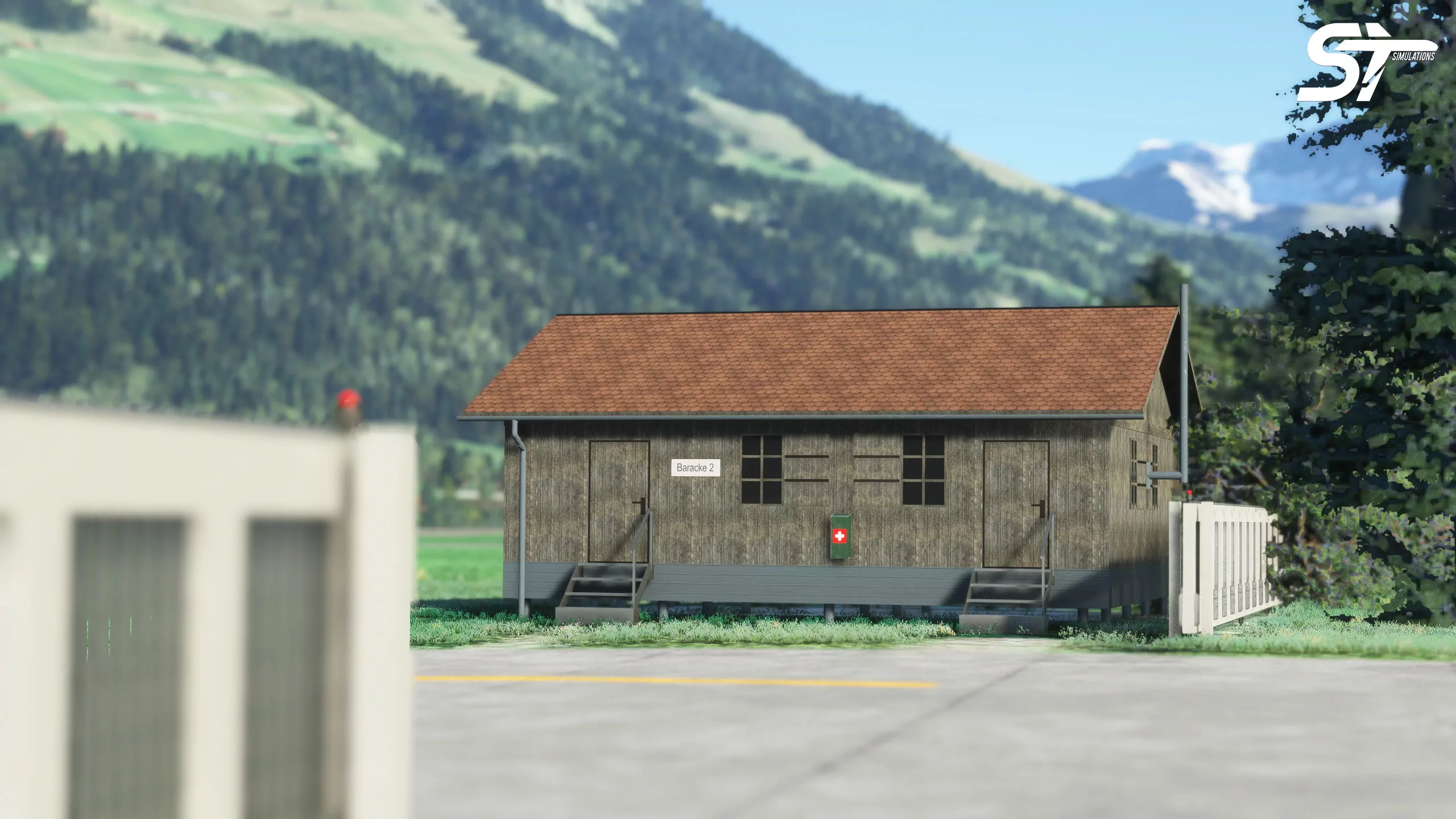 Аэродром LSTS ( Санкт-Штрефн, Швейцария )