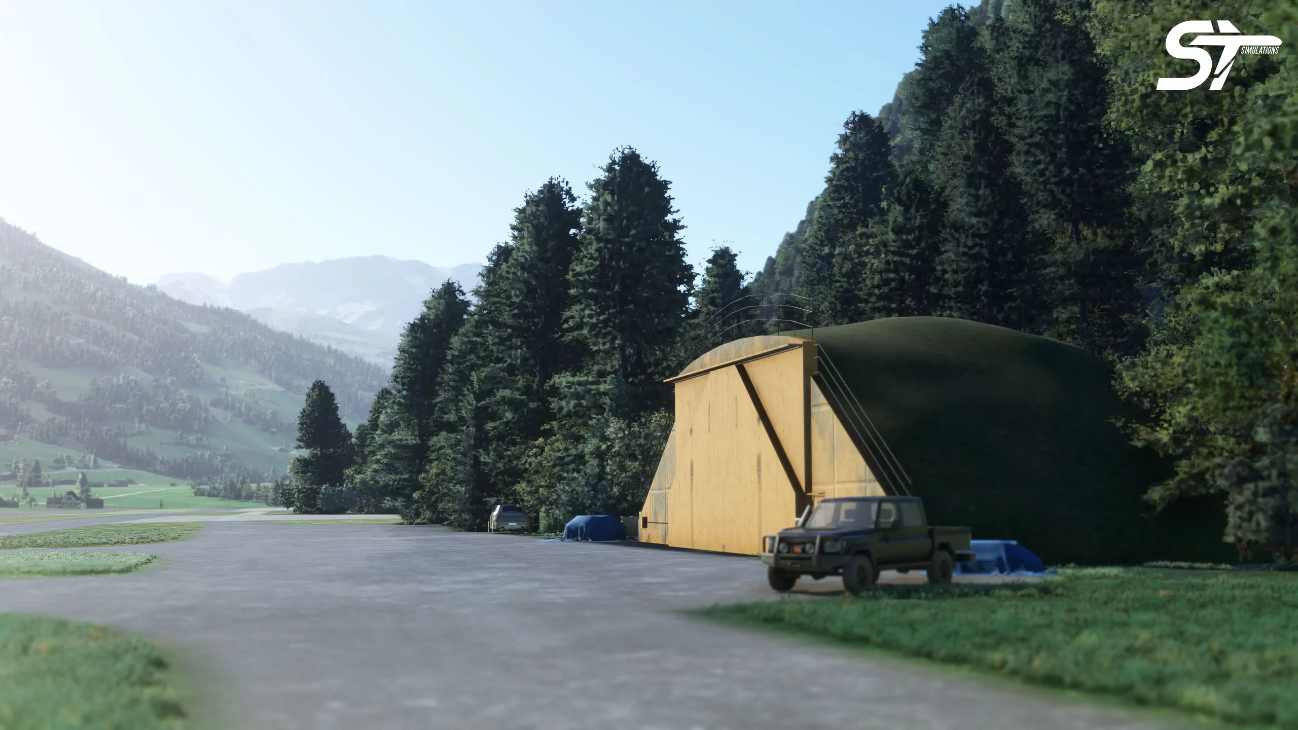 Аэродром LSTS ( Санкт-Штрефн, Швейцария )