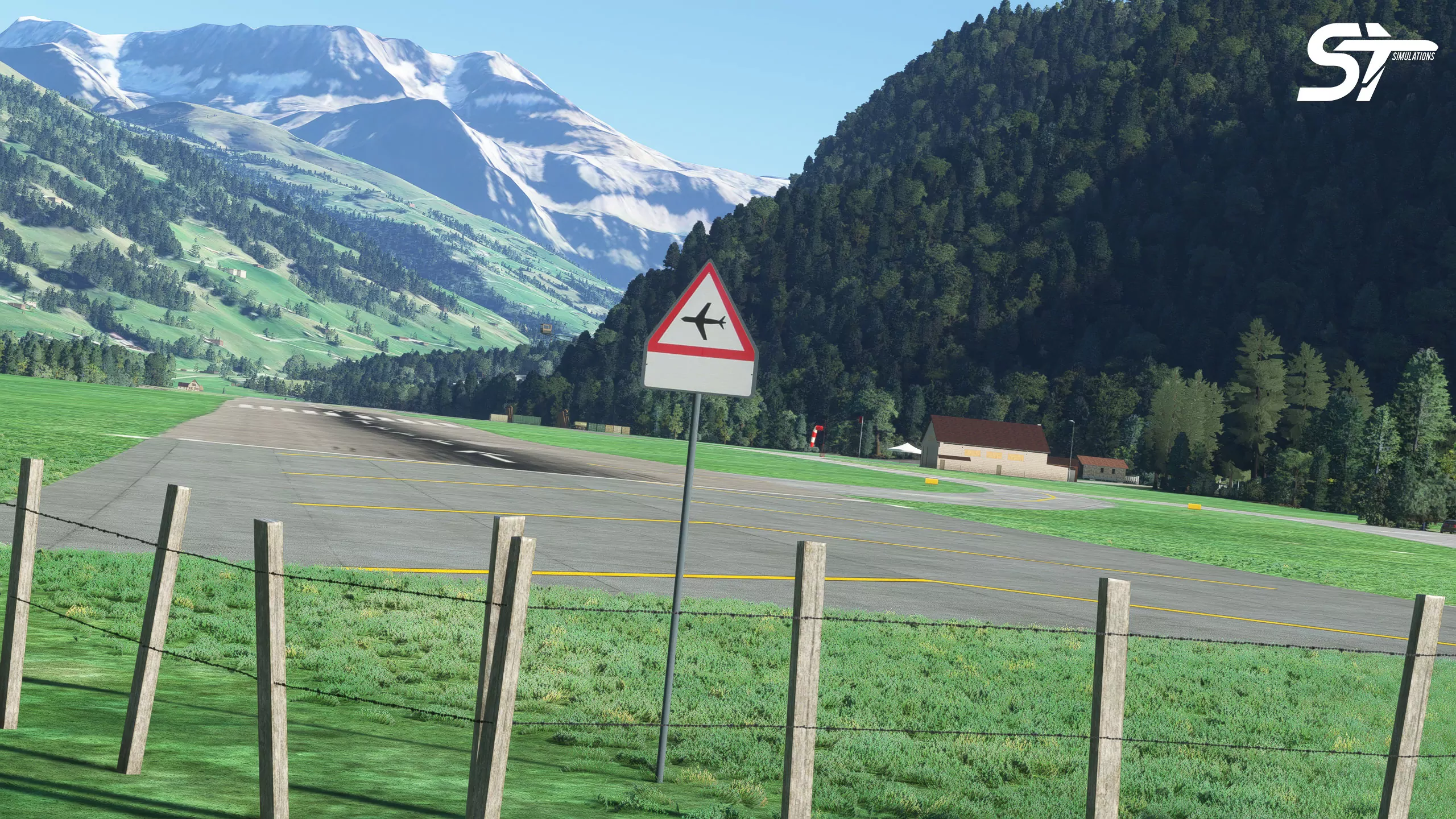 Аэродром LSTS ( Санкт-Штрефн, Швейцария )