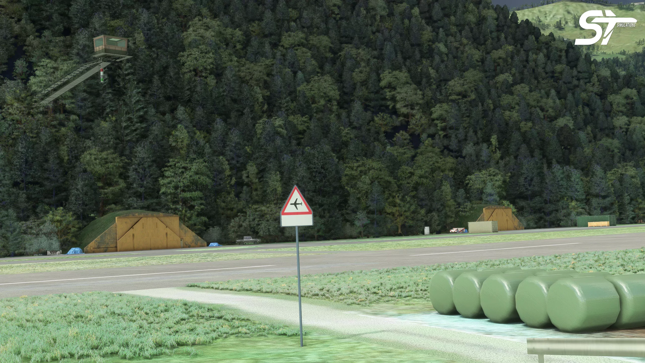 Аэродром LSTS ( Санкт-Штрефн, Швейцария )