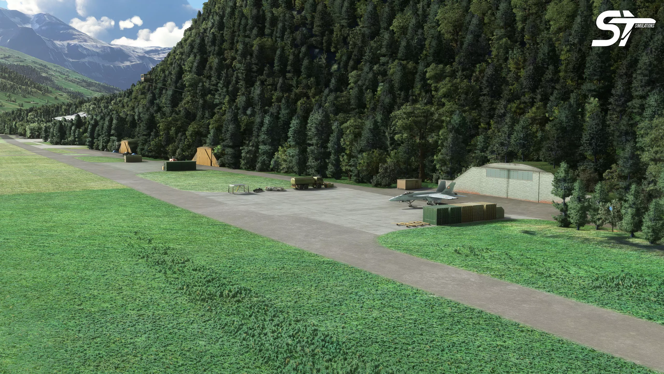 Аэродром LSTS ( Санкт-Штрефн, Швейцария )