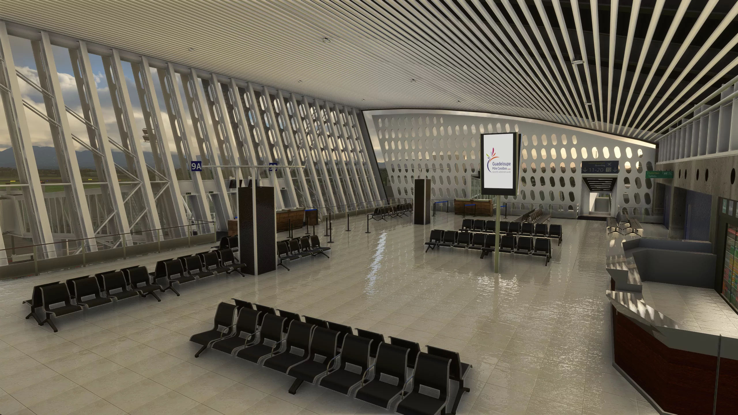 Аэропорт TFFR ( Пуэнт-а-Питр, Гваделупа )