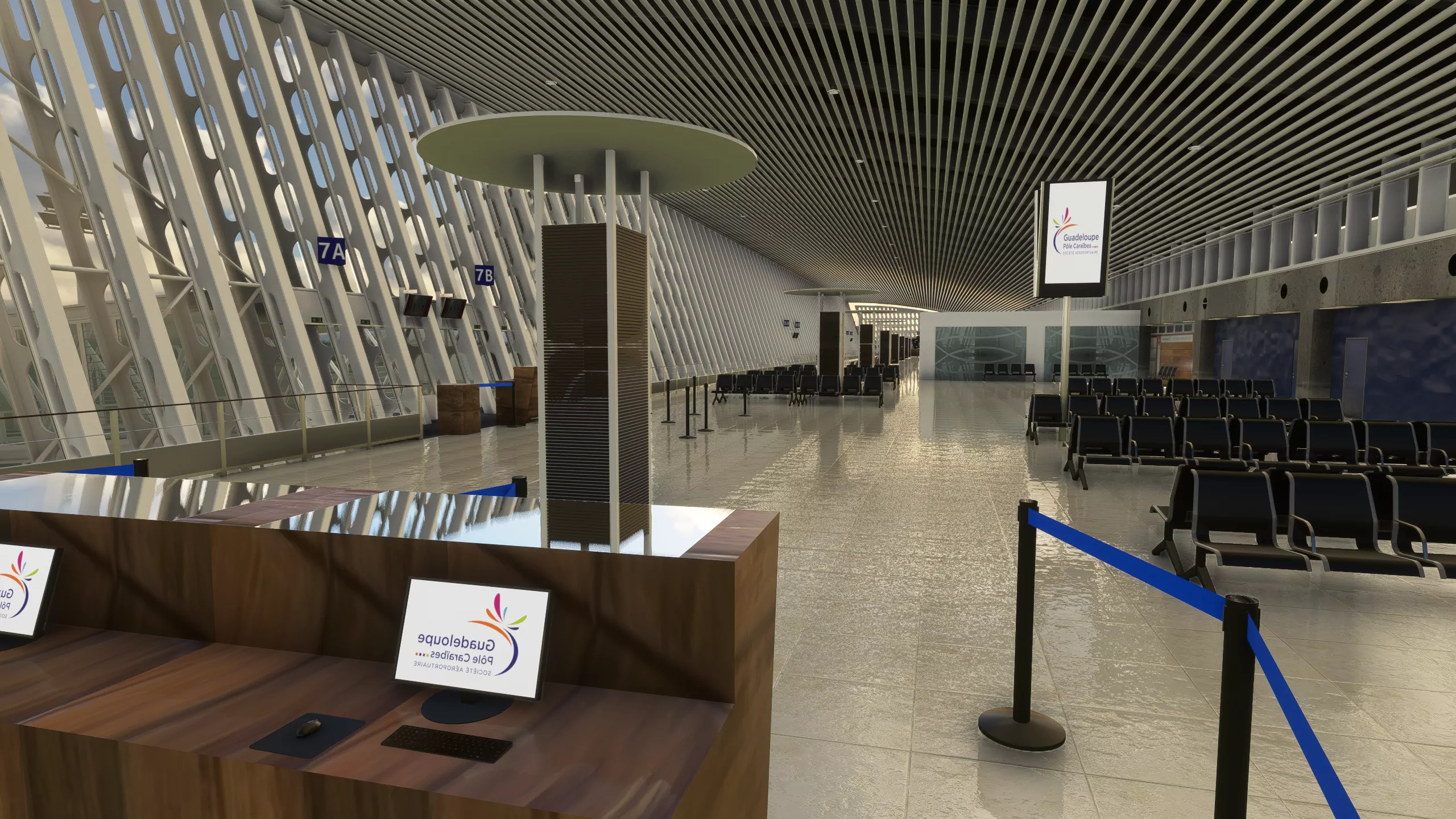 Аэропорт TFFR ( Пуэнт-а-Питр, Гваделупа )