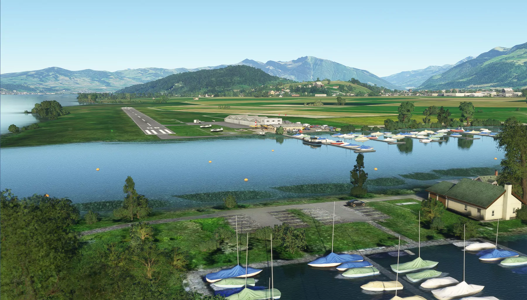 Аэродромы LSPV \ LSPW ( Ванген, Швейцария )