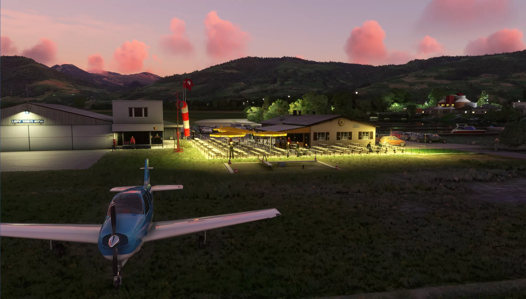 Аэродромы LSPV \ LSPW ( Ванген, Швейцария )