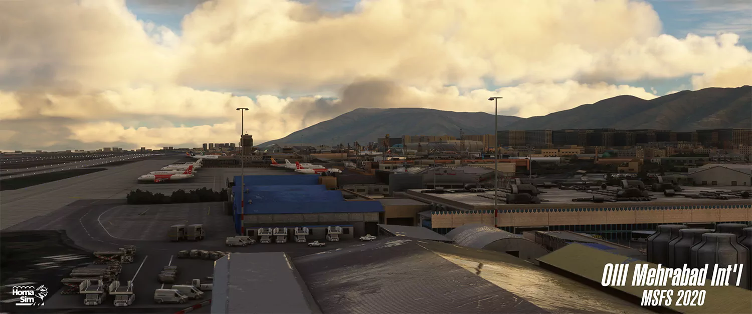 Аэропорт OIII ( Тегеран, Иран )