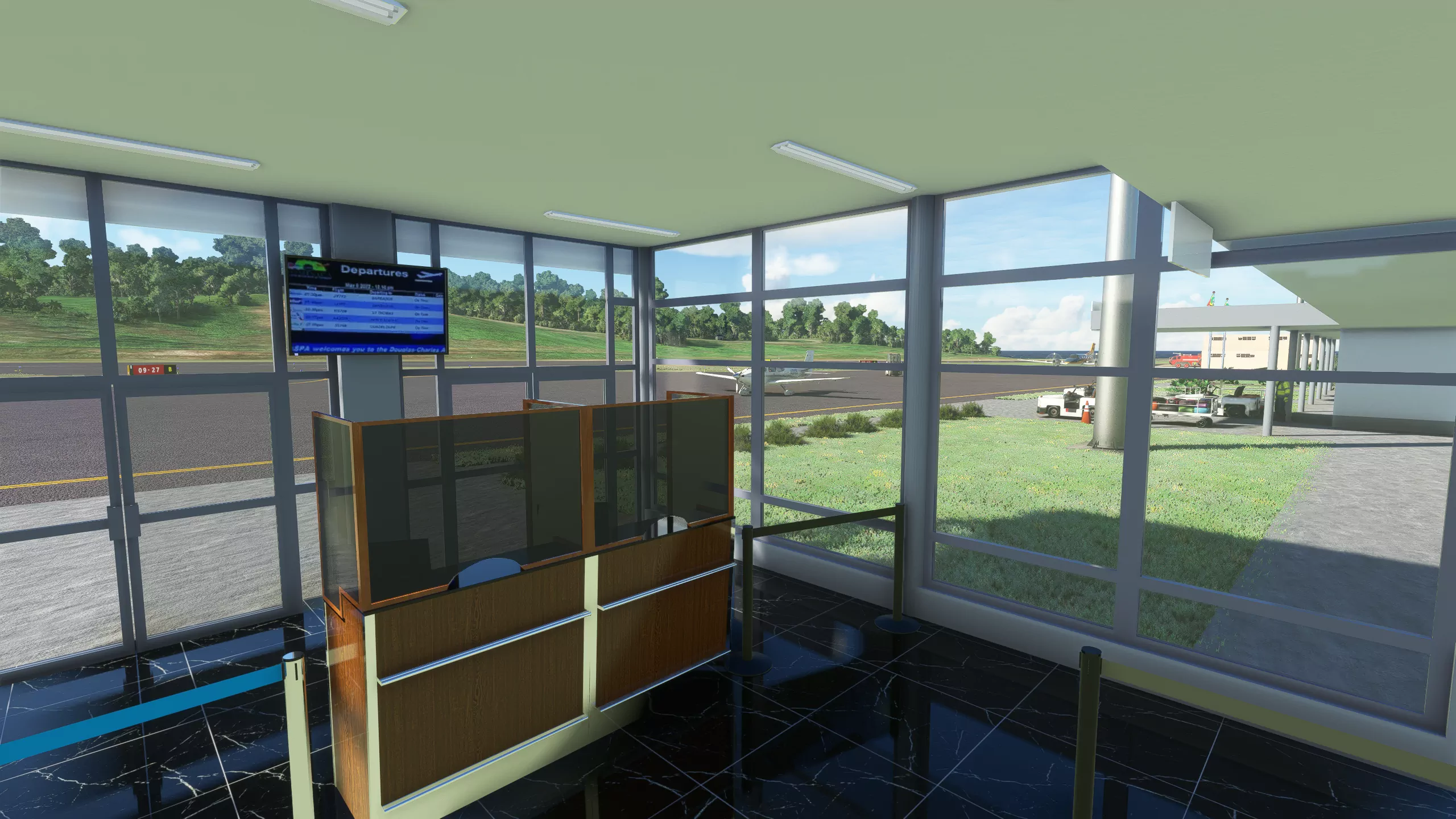 Аэропорт TDPD ( Мариго, Доминика )