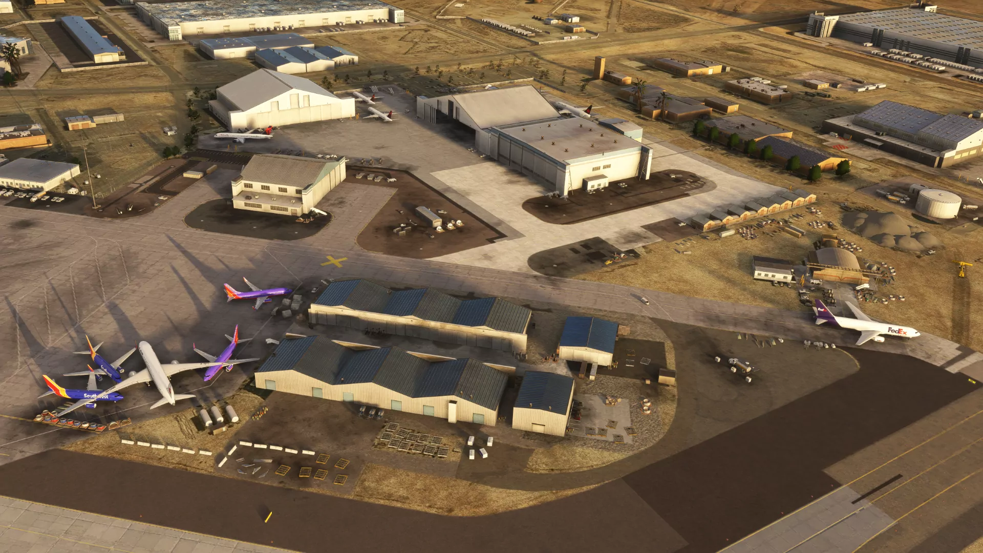 Аэропорт KVCV ( Викторвилль, США )