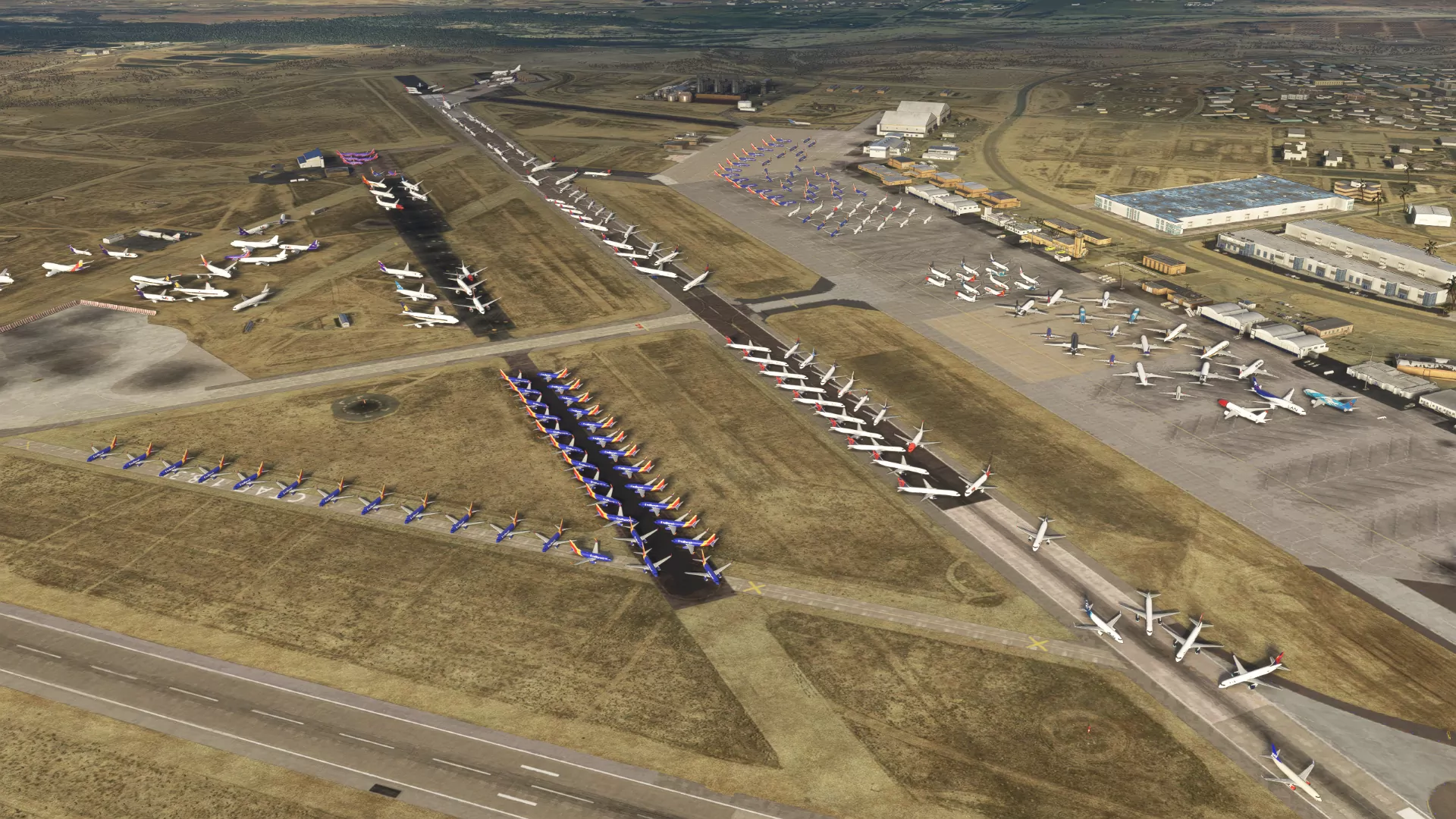 Аэропорт KVCV ( Викторвилль, США )