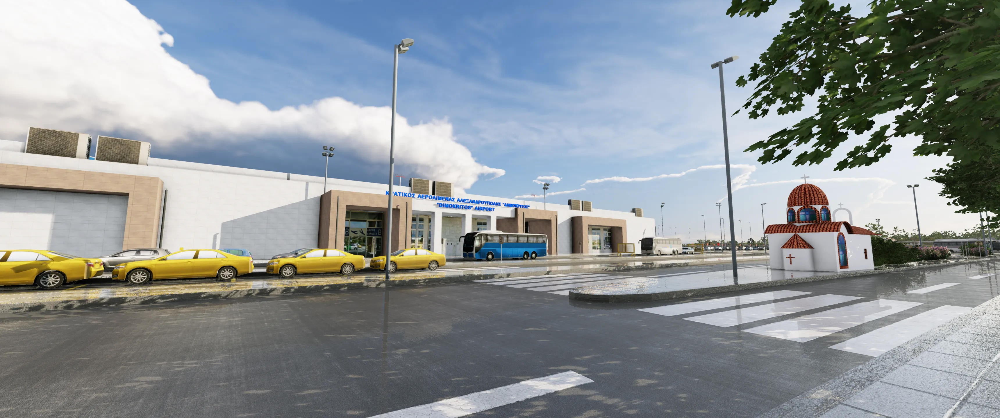 Аэропорт LGAL ( Александруполис, Греция )