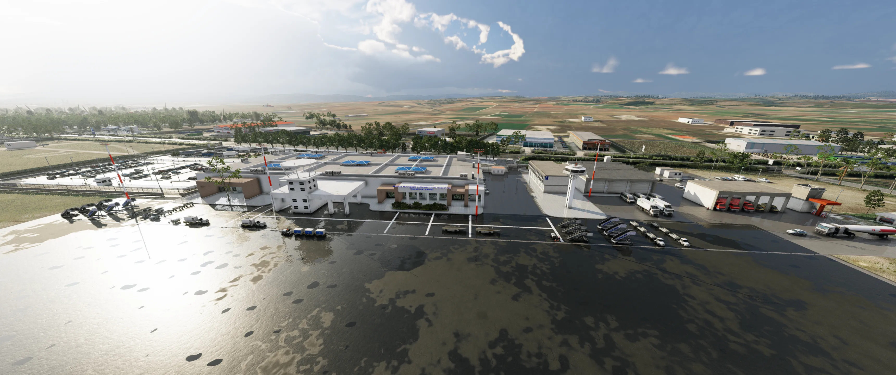 Аэропорт LGAL ( Александруполис, Греция )