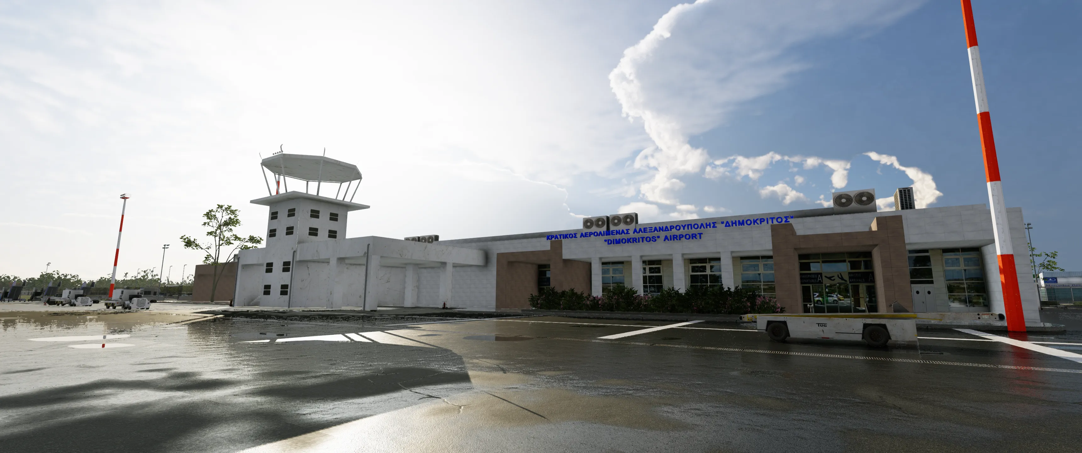 Аэропорт LGAL ( Александруполис, Греция )