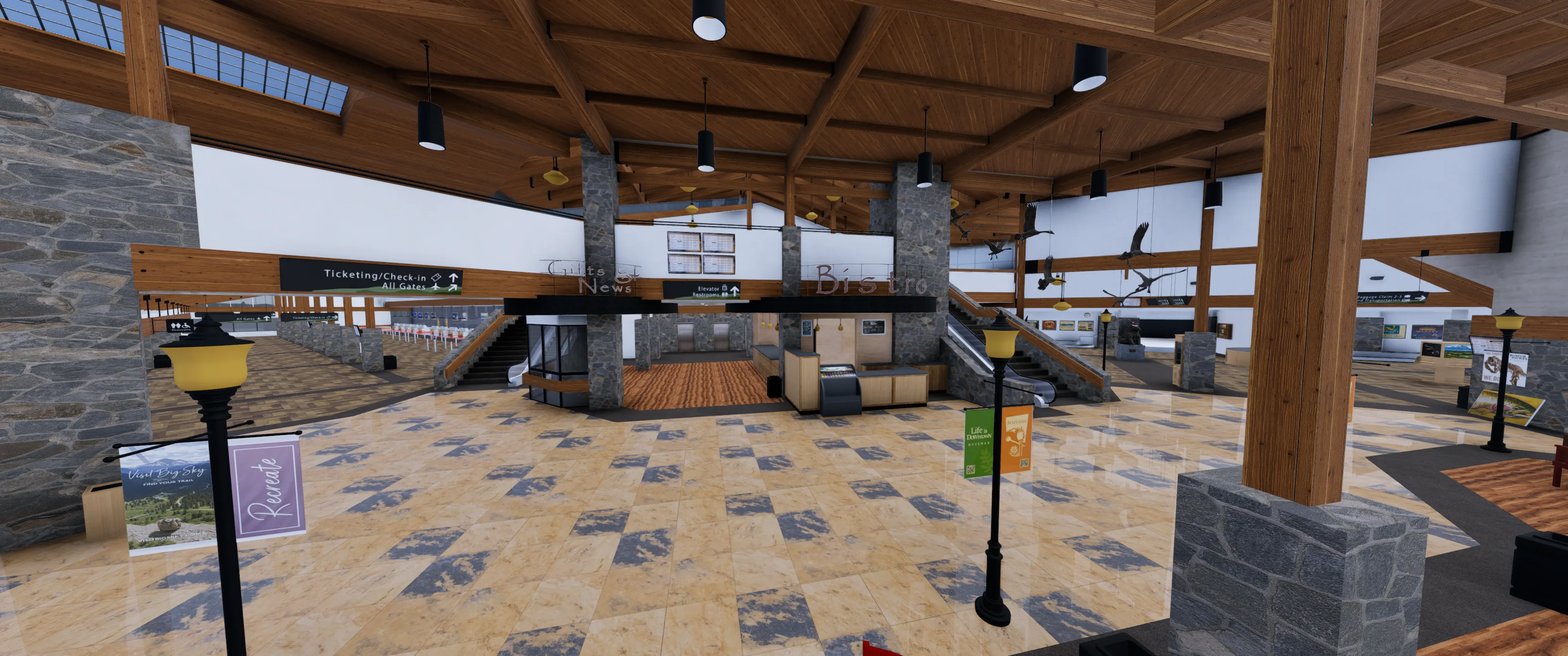 Аэропорт KBZN ( Бозман, США )