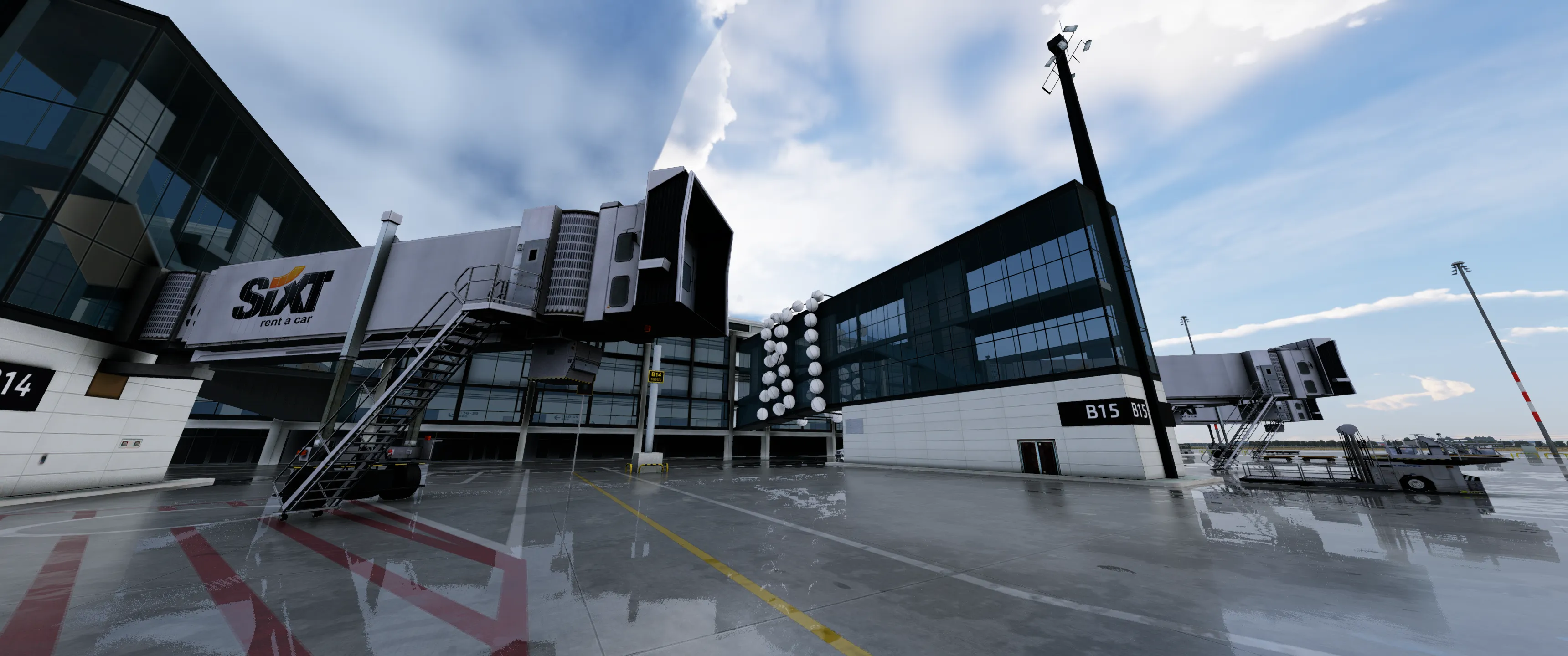 Аэропорт EDDB ( Бранденбург, Германия )