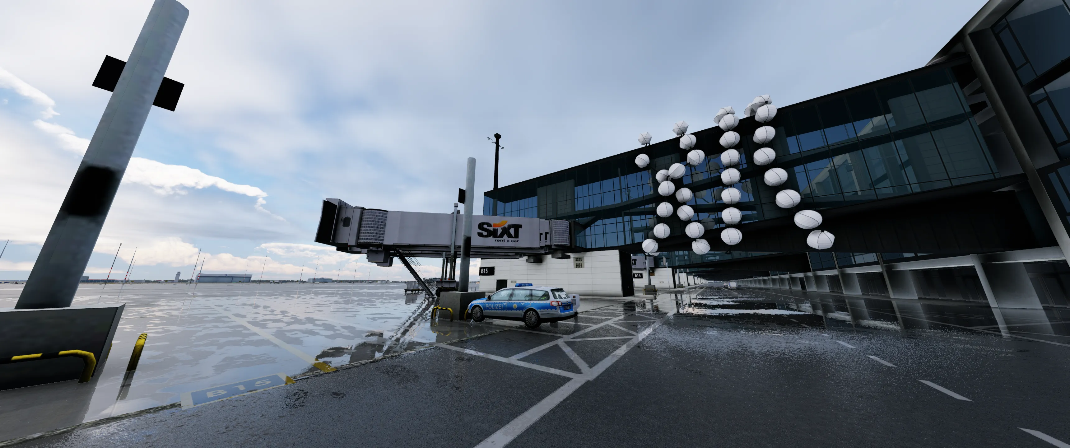 Аэропорт EDDB ( Бранденбург, Германия )