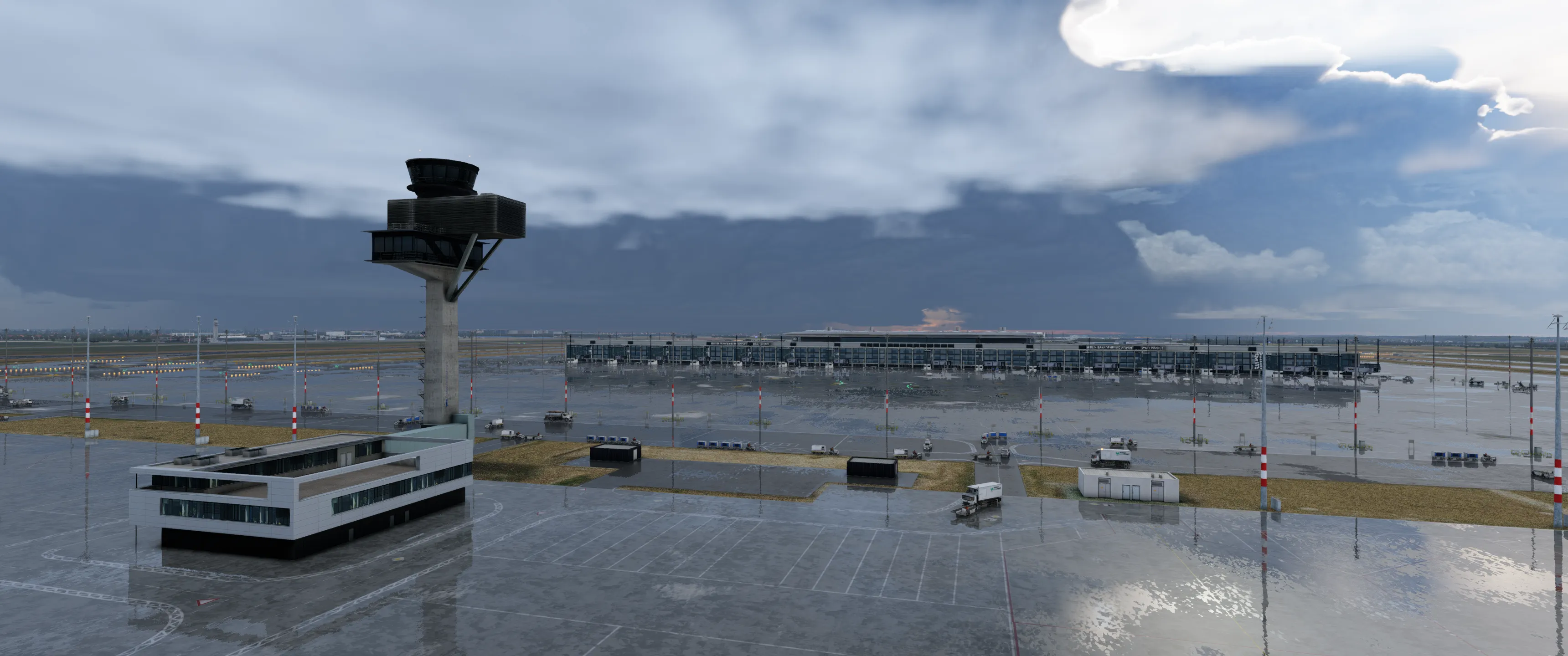 Аэропорт EDDB ( Бранденбург, Германия )