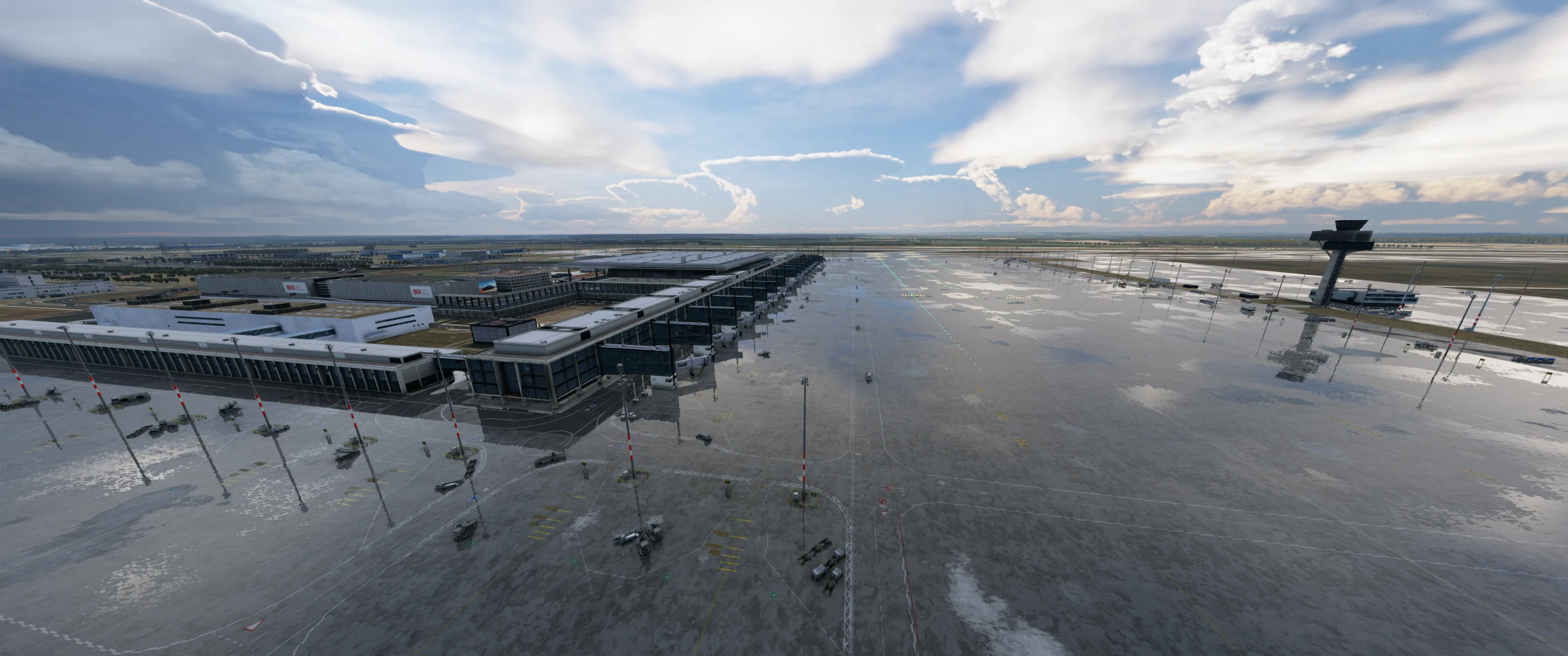 Аэропорт EDDB ( Бранденбург, Германия )