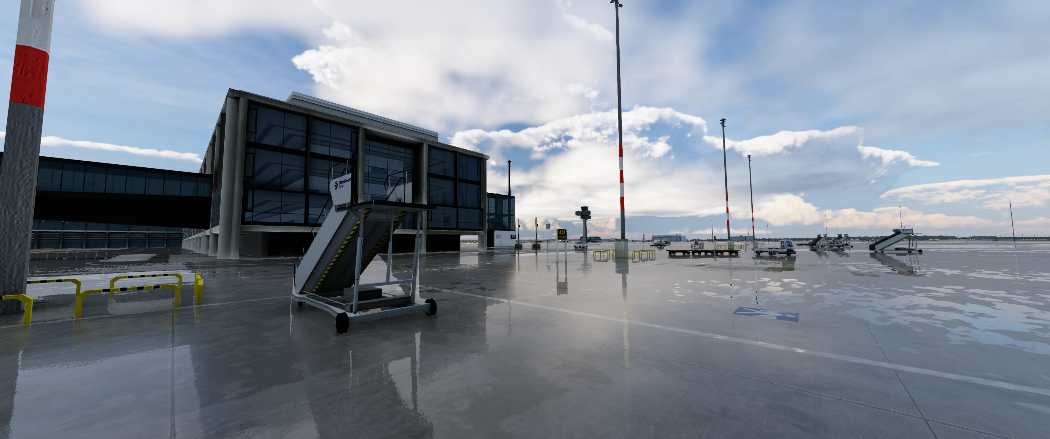 Аэропорт EDDB ( Бранденбург, Германия )